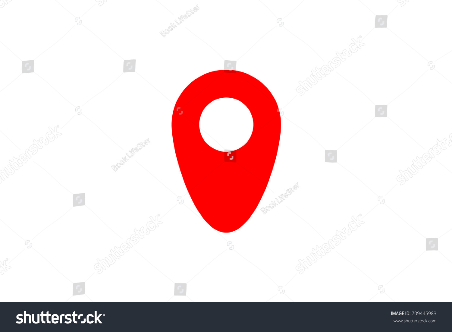 Red location pin #709445983