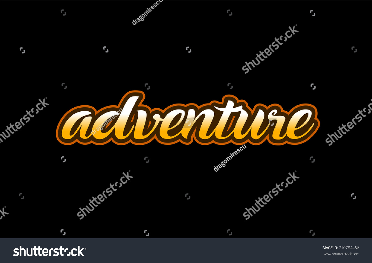 adventure handwritten text on a black background - Royalty Free Stock ...