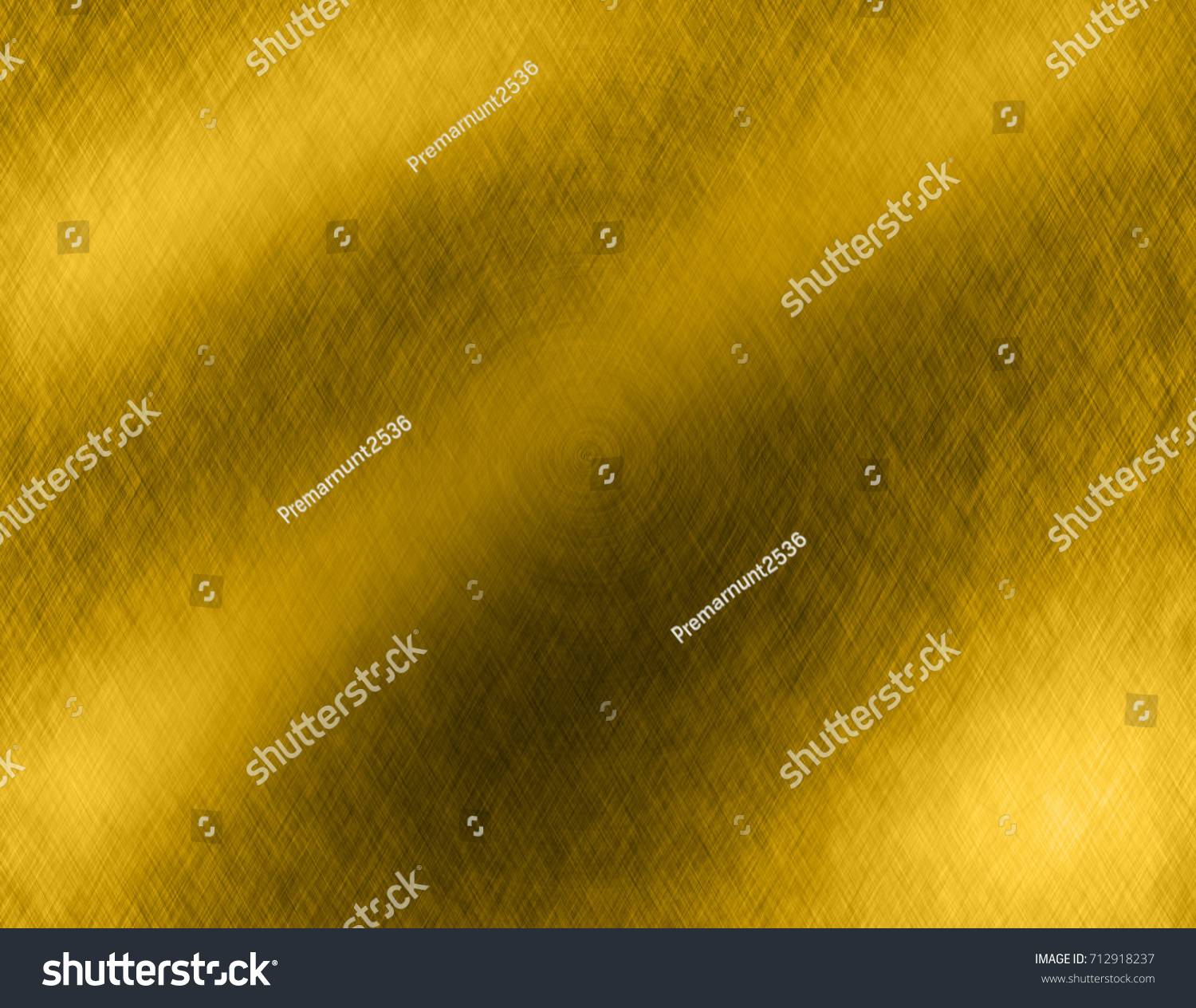 Gold metal brushed background or texture #712918237