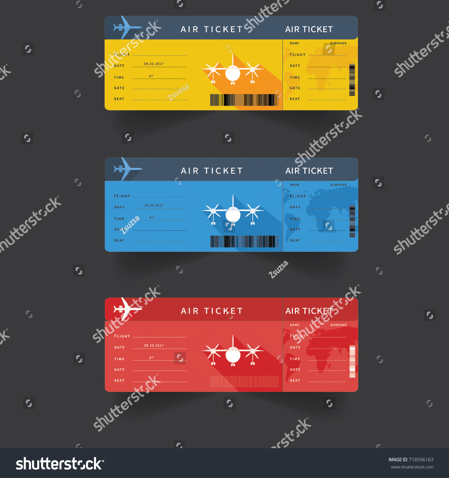 Pattern of airline boarding pass ticket - Royalty Free Stock Vector ...