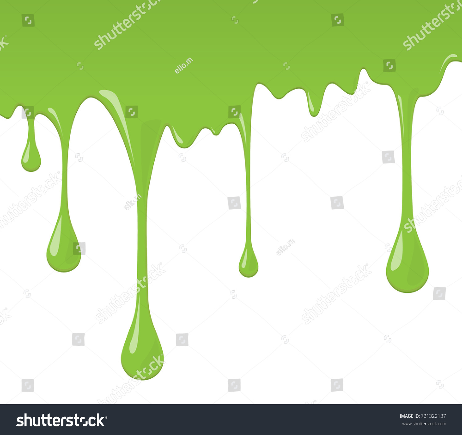 Dripping Green Paint - Royalty Free Stock Vector 721322137 - Avopix.com