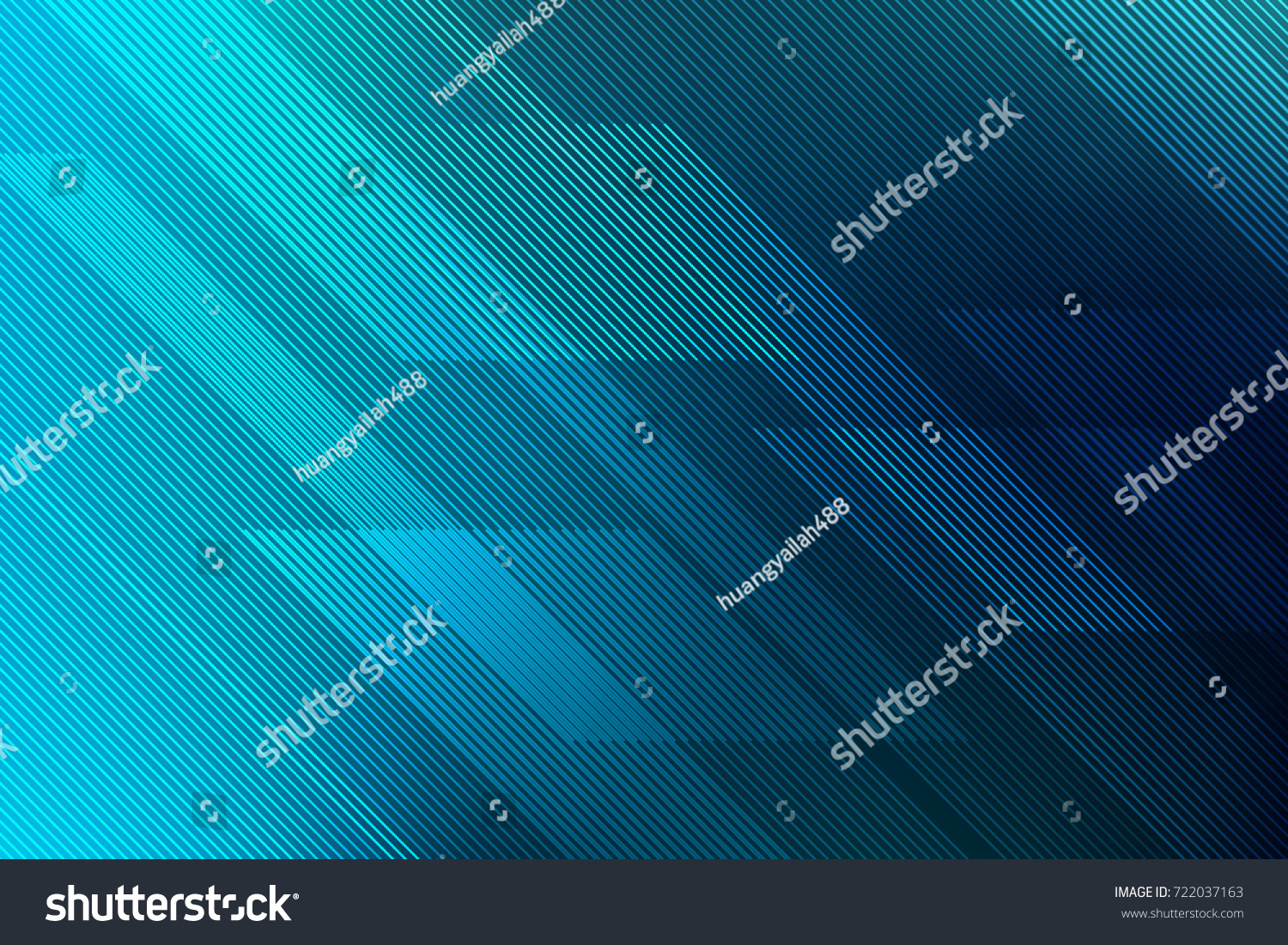 abstract blue background with lines. illustration technology. #722037163
