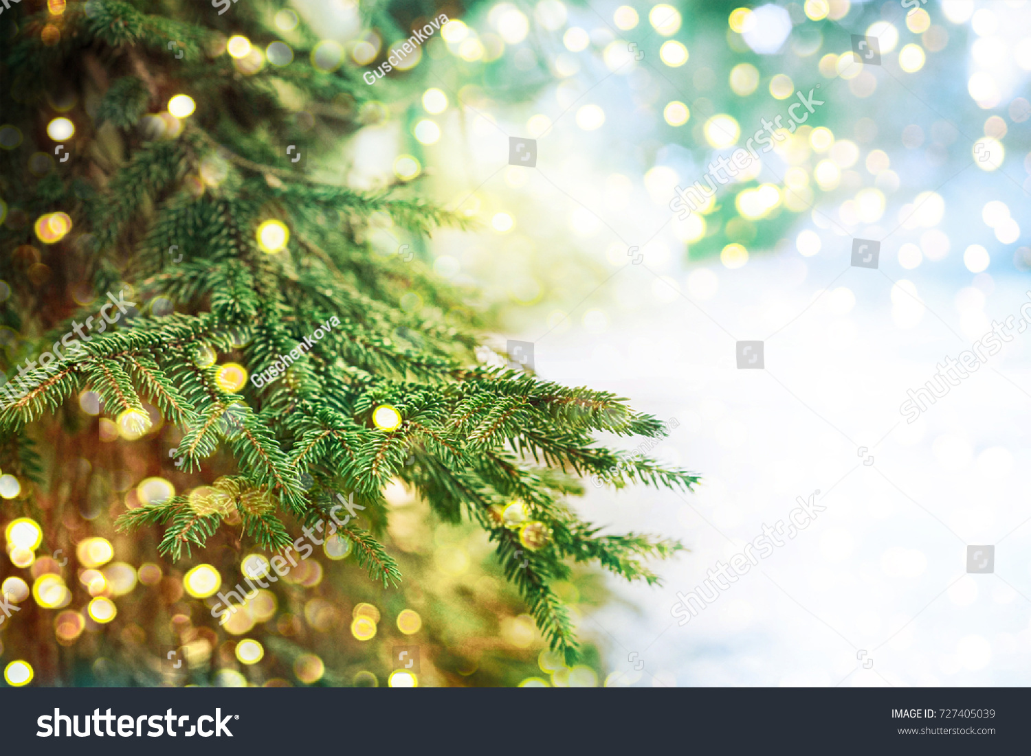 Closeup of Christmas-tree #727405039