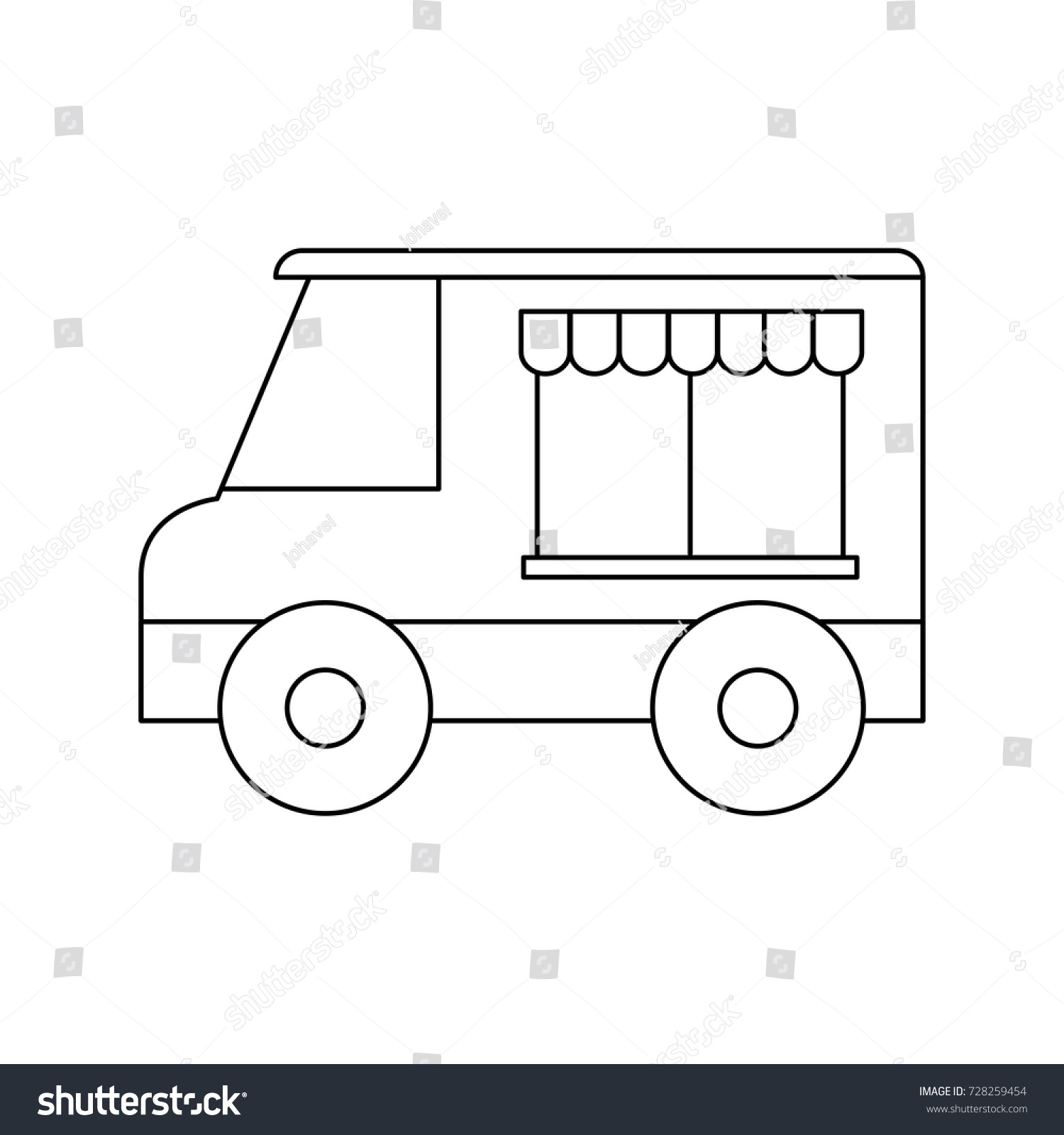 Food Trucks Design Royalty Free Stock Vector 728259454 1473