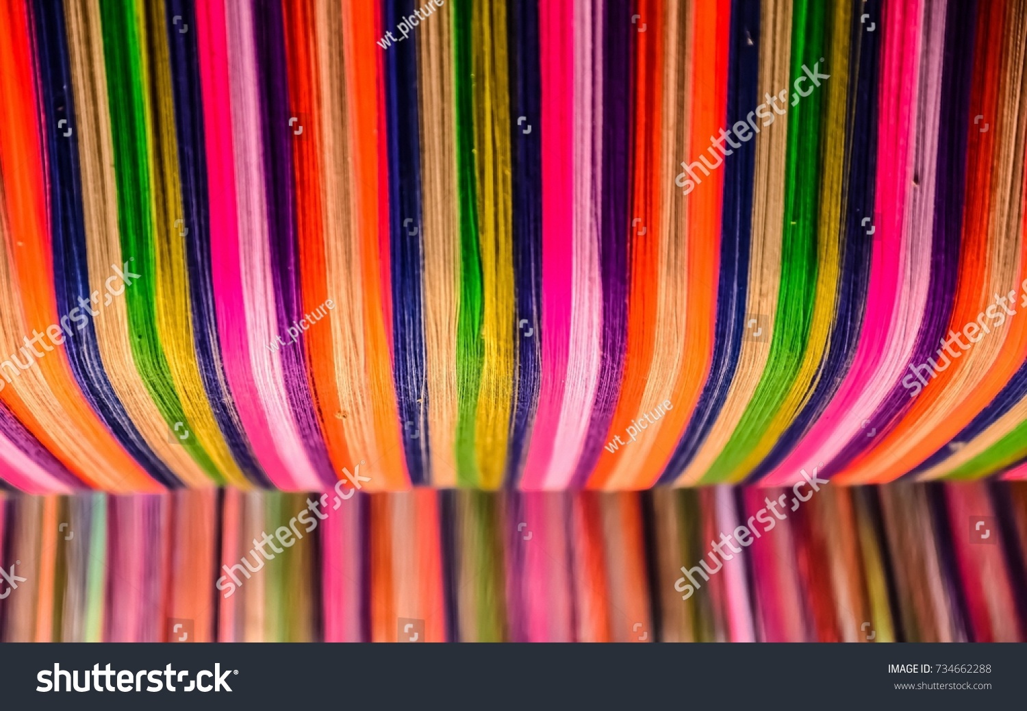 Thai silk colorful,colorful pattern,colorful background,colorful texture. #734662288