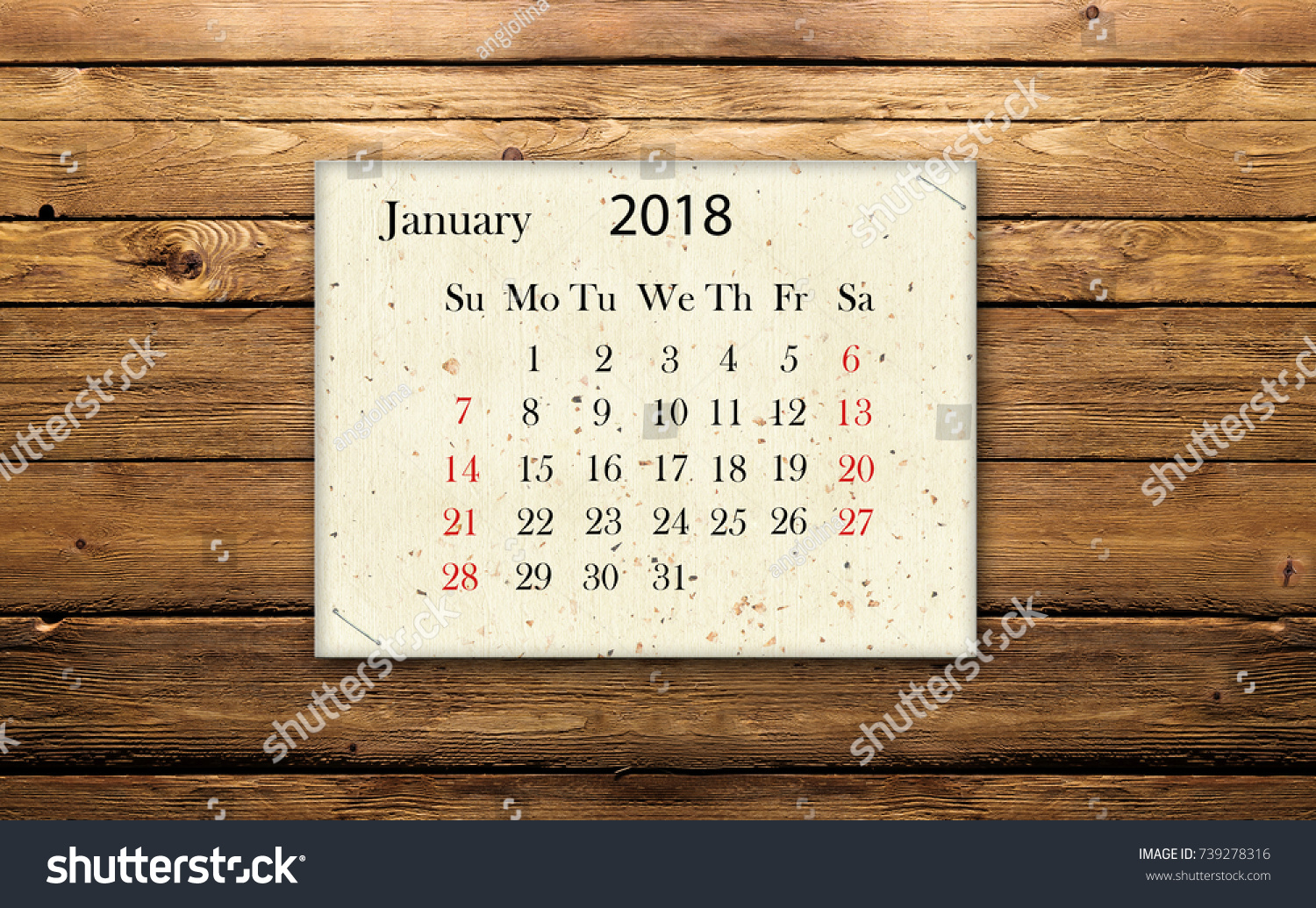 calendar January #739278316