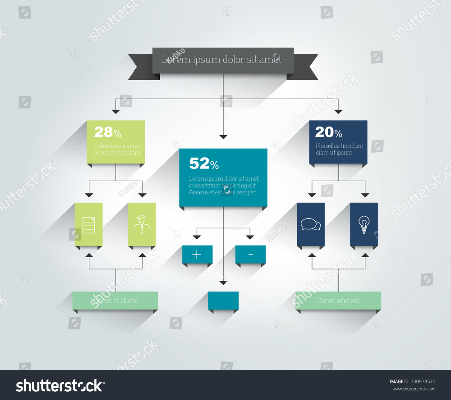 Flowchart Scheme Diagram Chart Infographic Royalty Free Stock Vector 740973571 2370