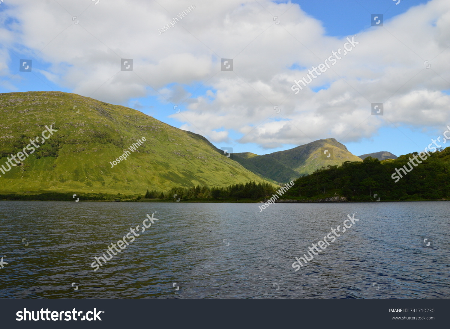 Boat Ride down a Firth in the Highlands of Scotland #741710230