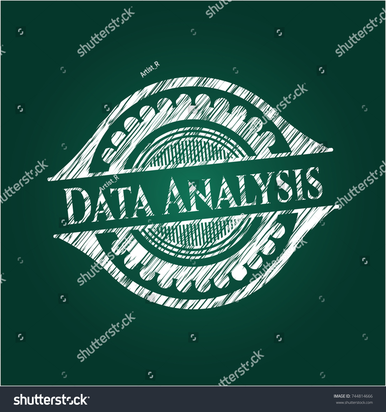 Data Analysis on chalkboard - Royalty Free Stock Vector 744814666 ...