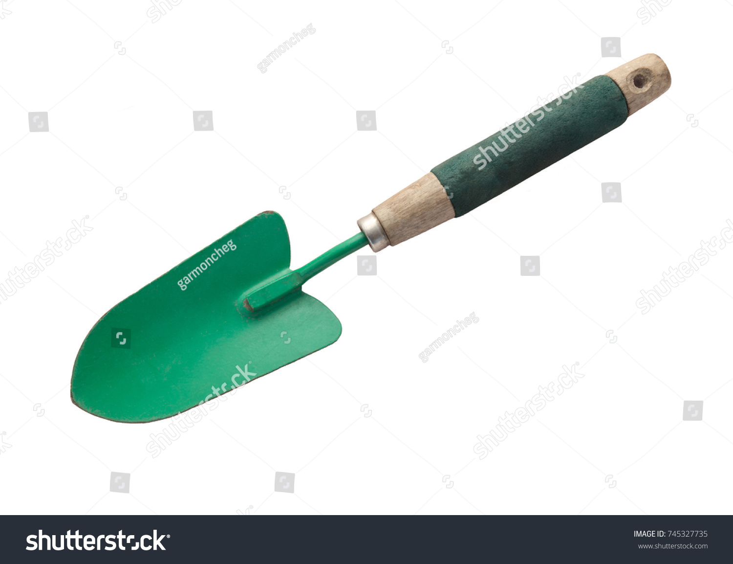 Gardening shovel cut out on a white background #745327735