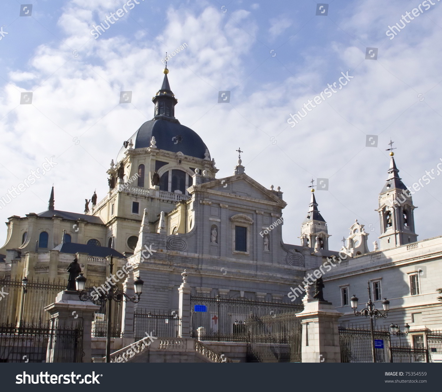Cathedral in Madrid #75354559