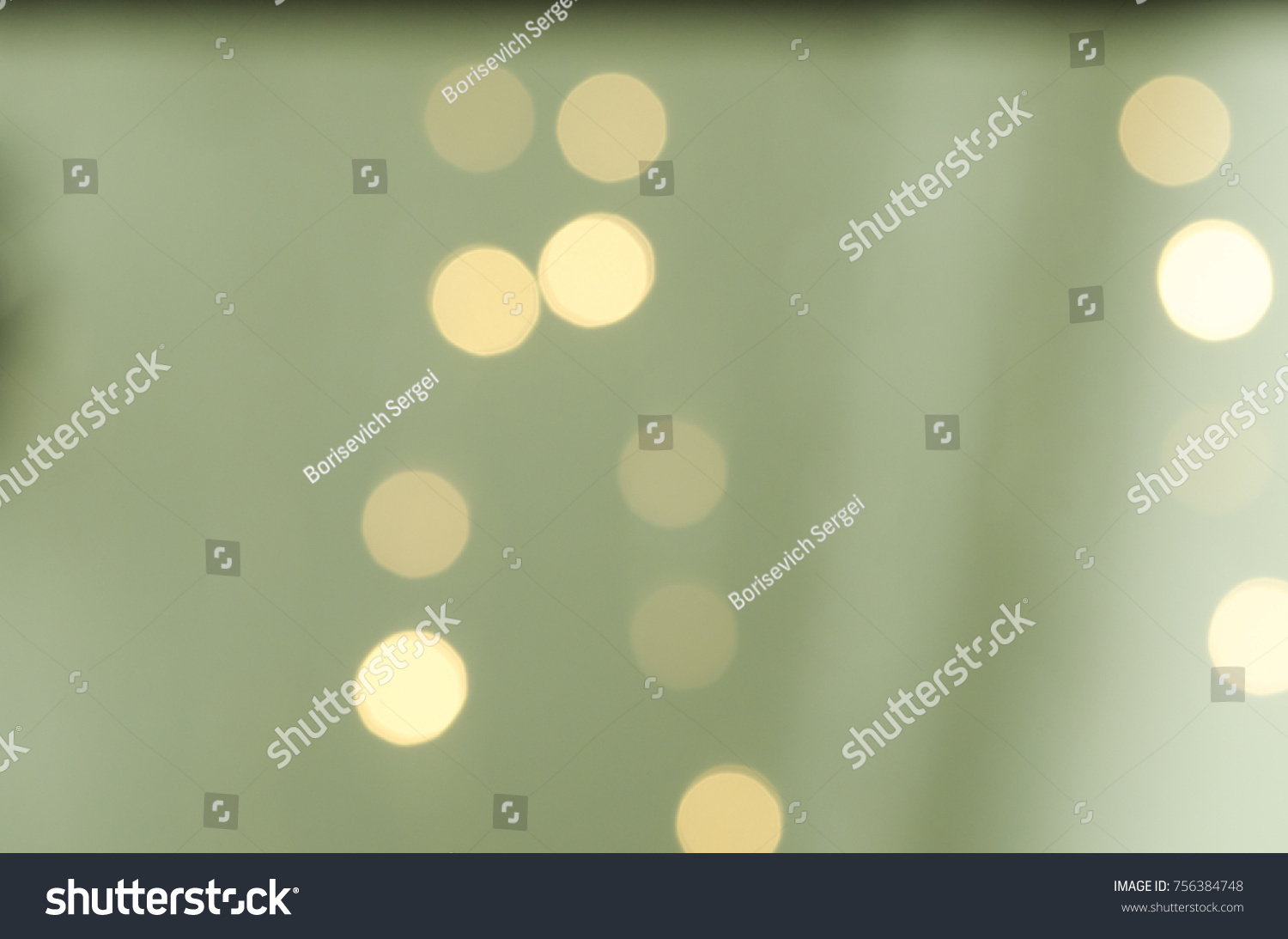 Soft colorful bokeh background. Luminous garlands of electric lights. Copy space to add text. Saturated colors. Blurry abstraction. Gentle tone. Dark night. Festive party in city. Defocus effect. #756384748