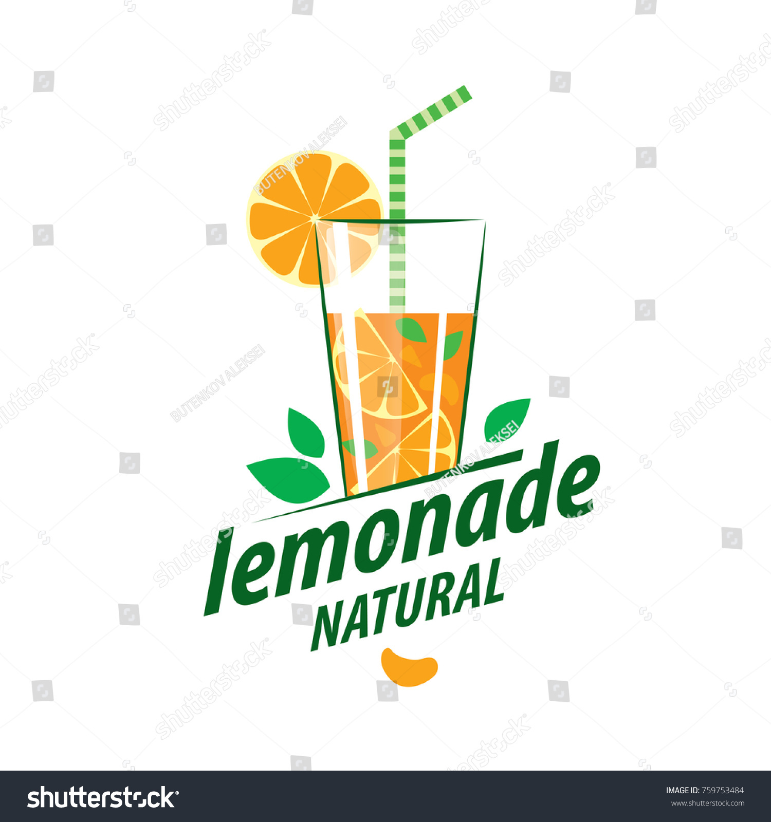 logo for lemonade - Royalty Free Stock Vector 759753484 - Avopix.com