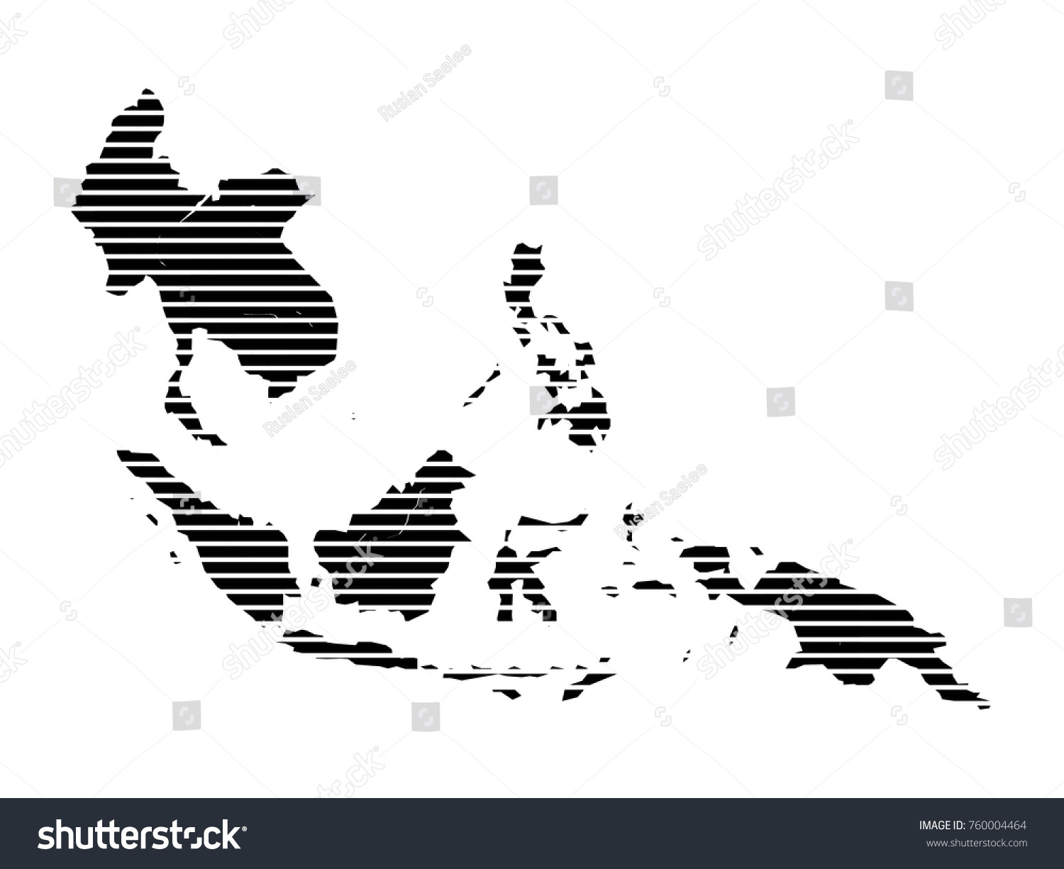 Line Asean Map Background. Aec Asean Community - Royalty Free Stock 