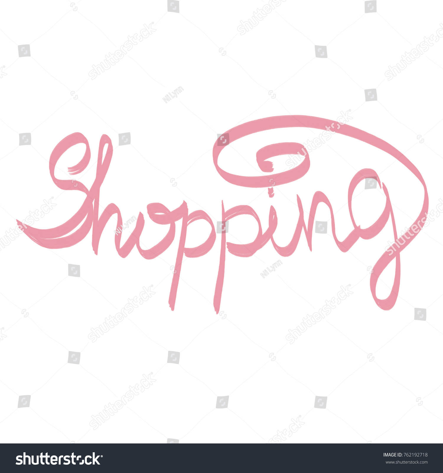 handwritten word, shopping #762192718