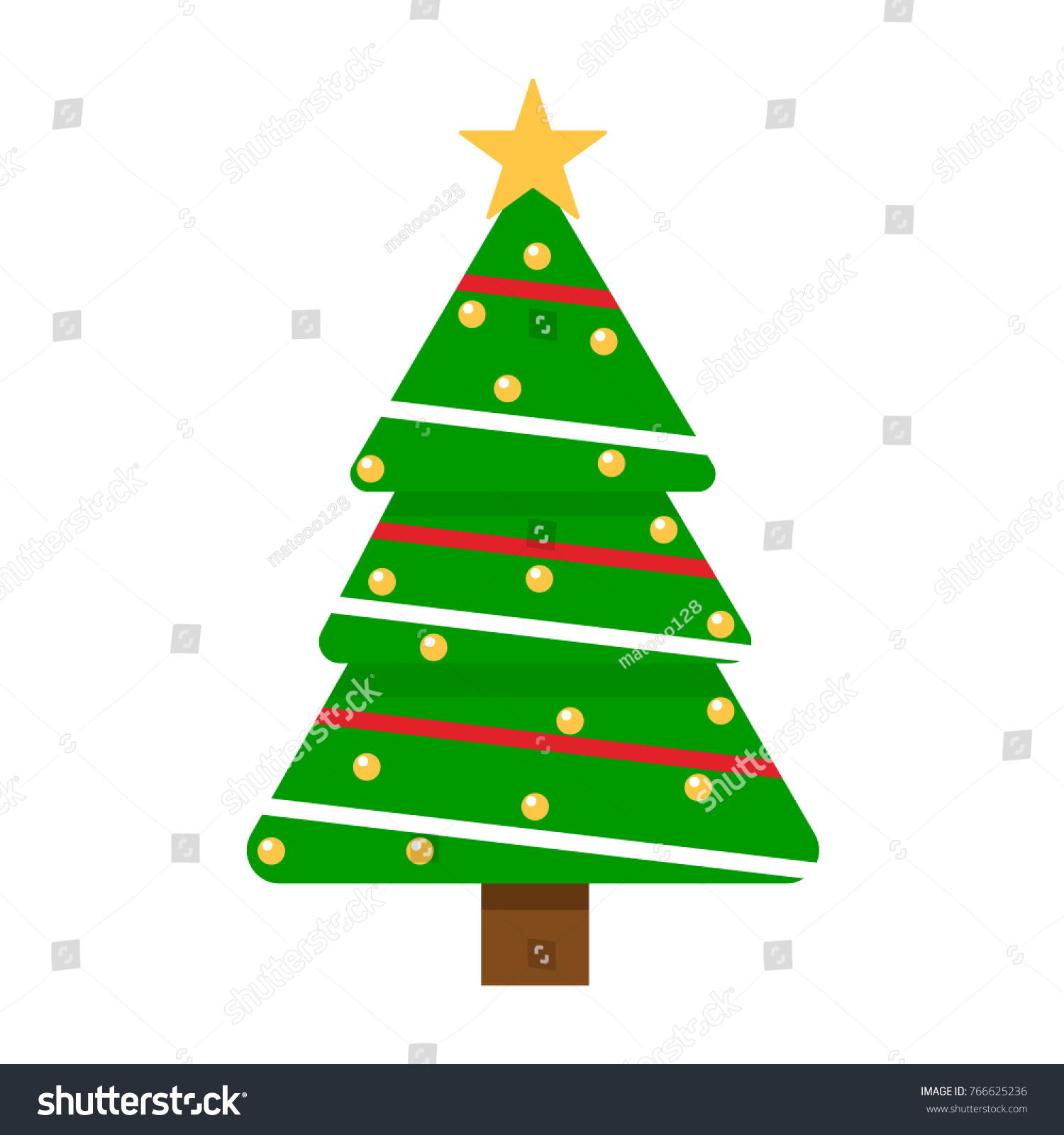 Christmas tree,  vector #766625236