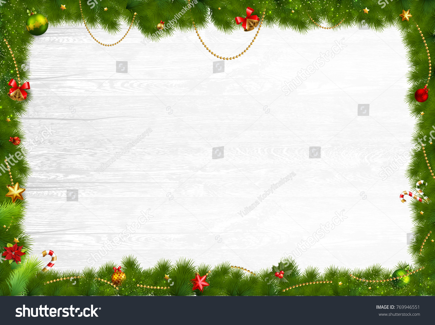 Christmas holidays composition on grey wooden background with space for your text #769946551