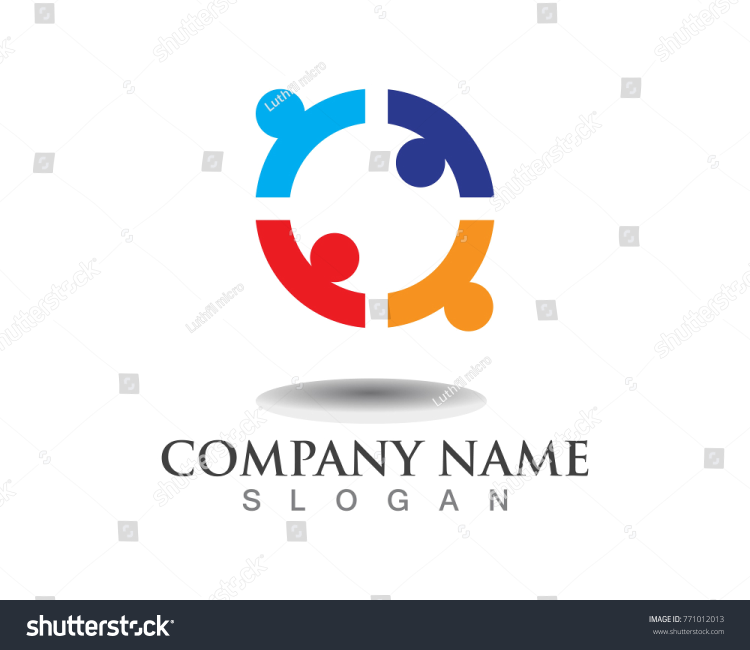 Community people logos - Royalty Free Stock Vector 771012013 - Avopix.com