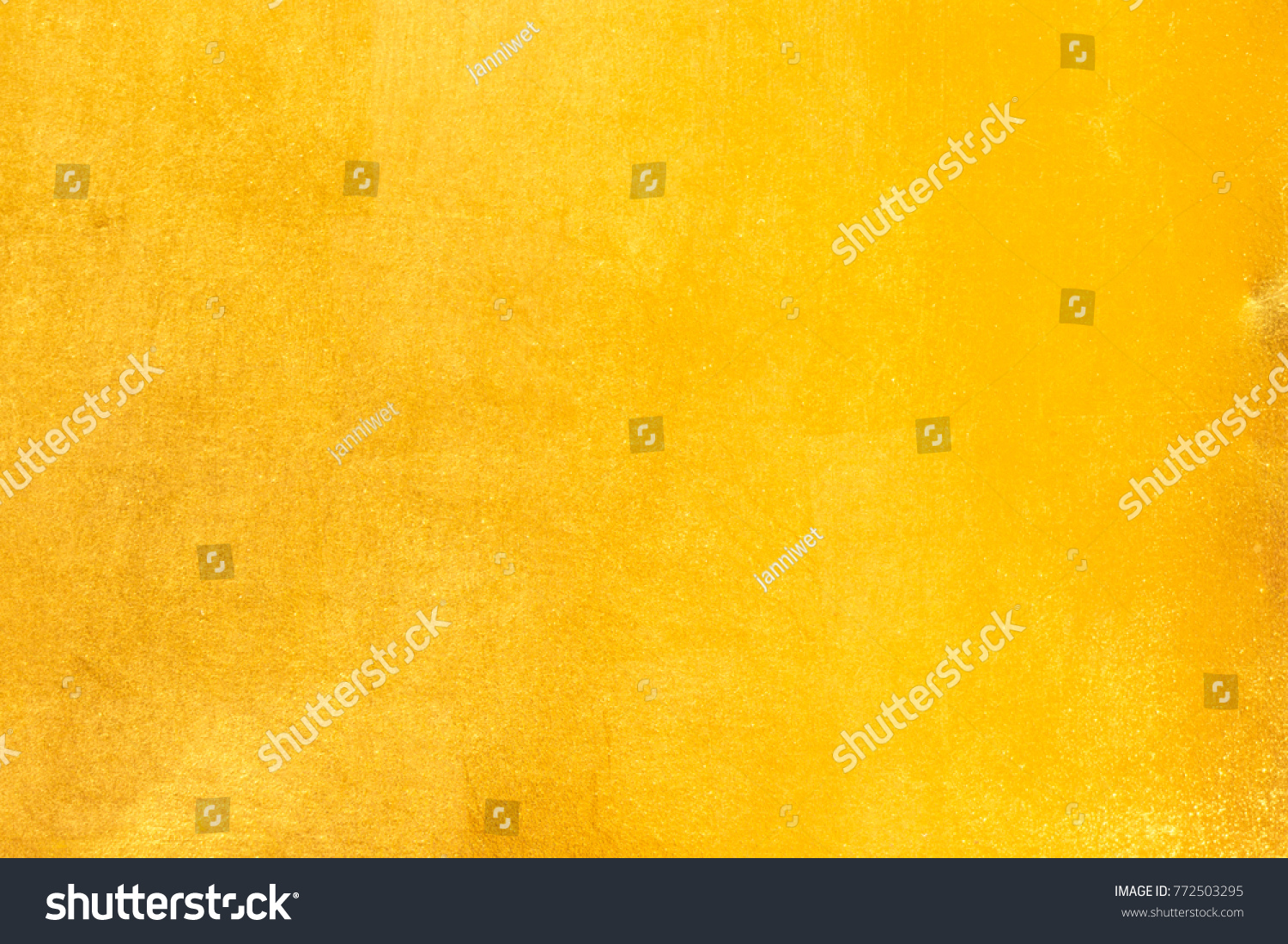 Shiny yellow leaf gold foil texture background #772503295