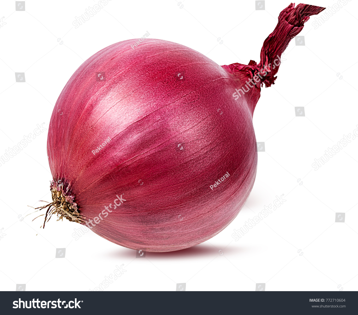Fresh onion isolated on white background  with clipping path #772710604
