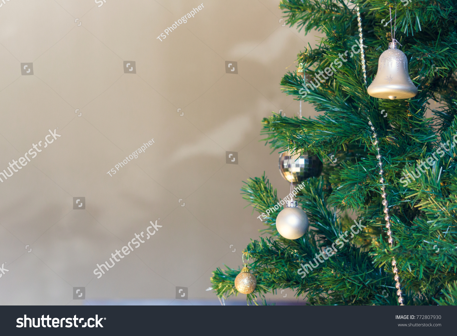 A Decorated Christmas tree #772807930