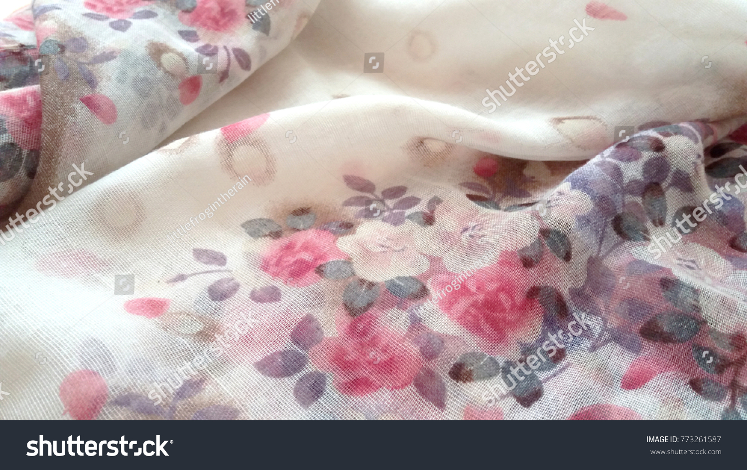 Floral fabric background, floral pattern soft color #773261587