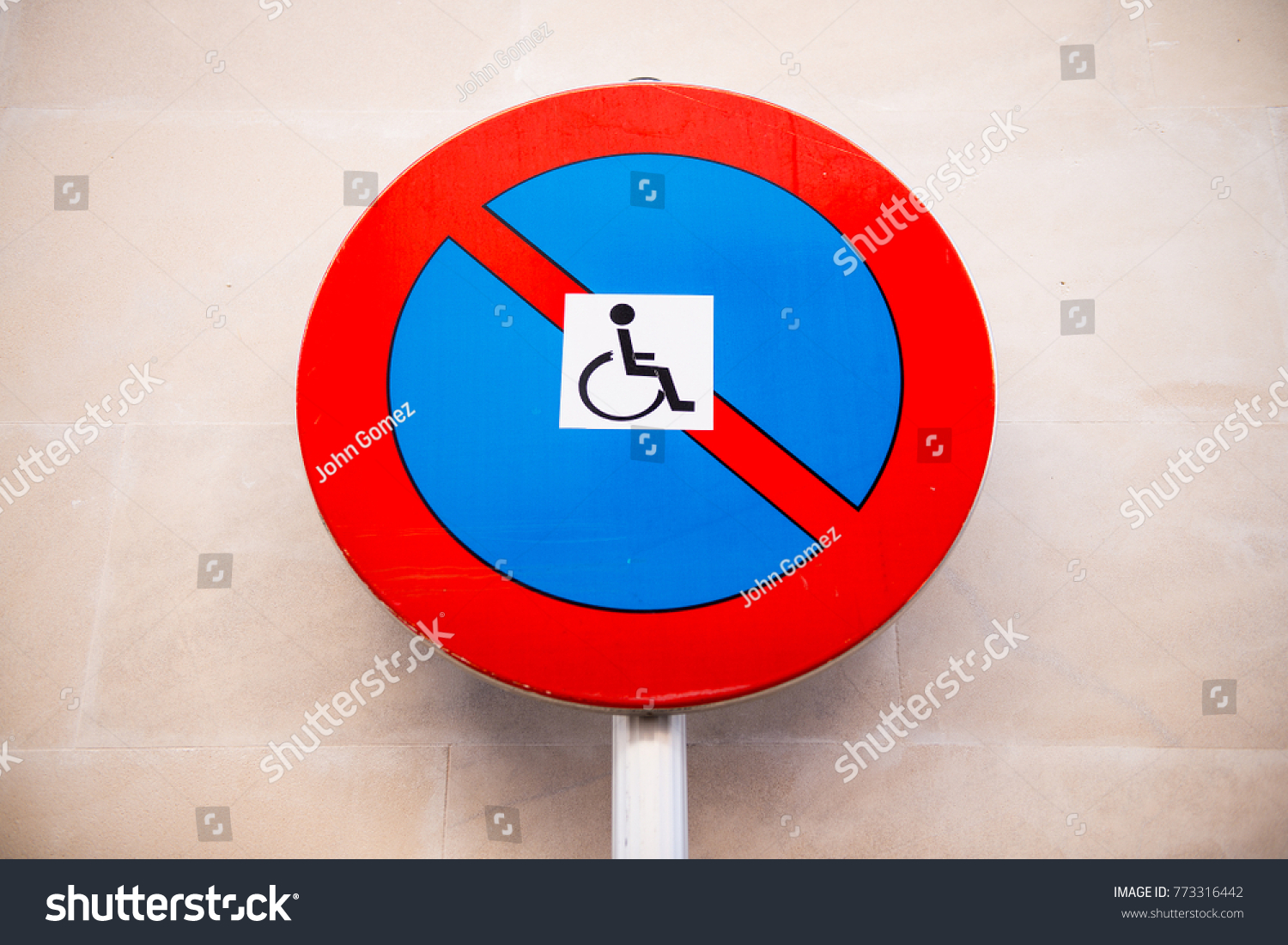 Disabled Parking Sign - Sign #773316442