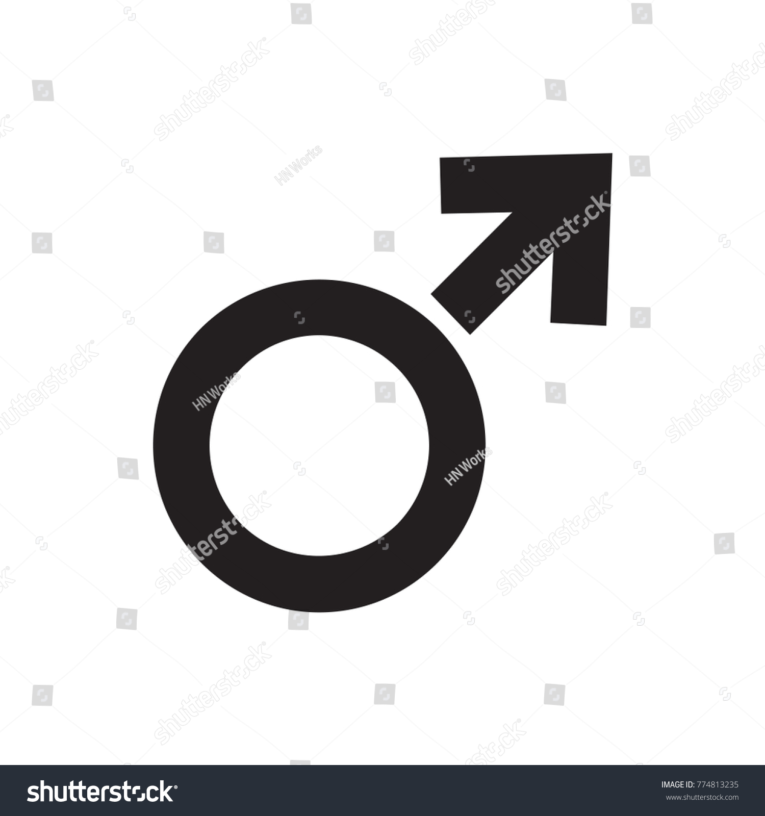man symbol icon illustration isolated vector sign symbol #774813235