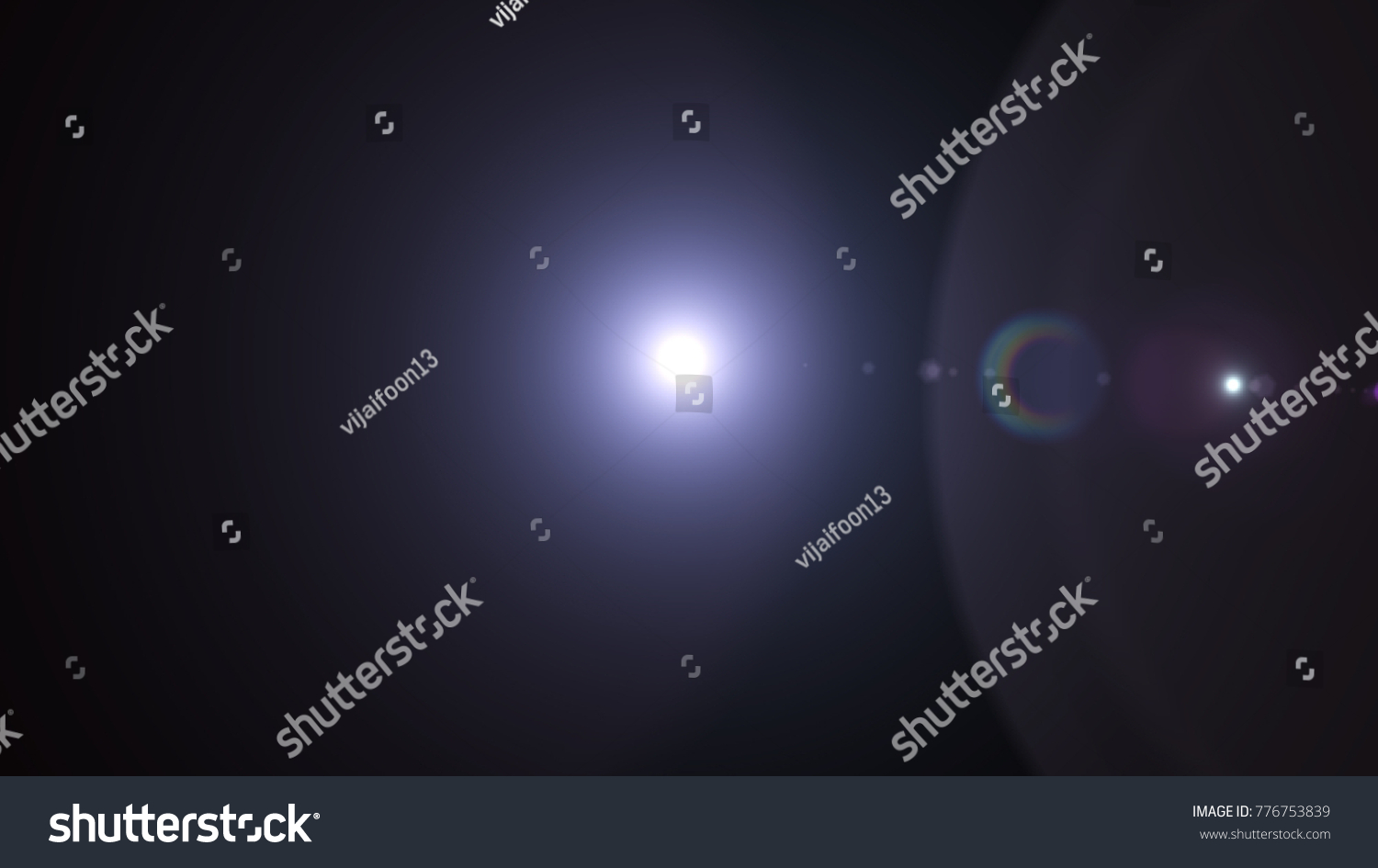 Digital Natural lens flare , Abstract overlays background. #776753839