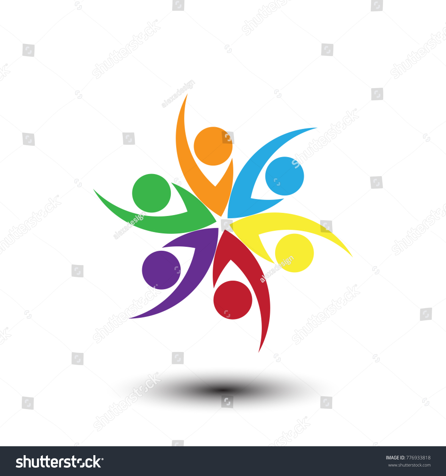 People Family logo - Royalty Free Stock Vector 776933818 - Avopix.com