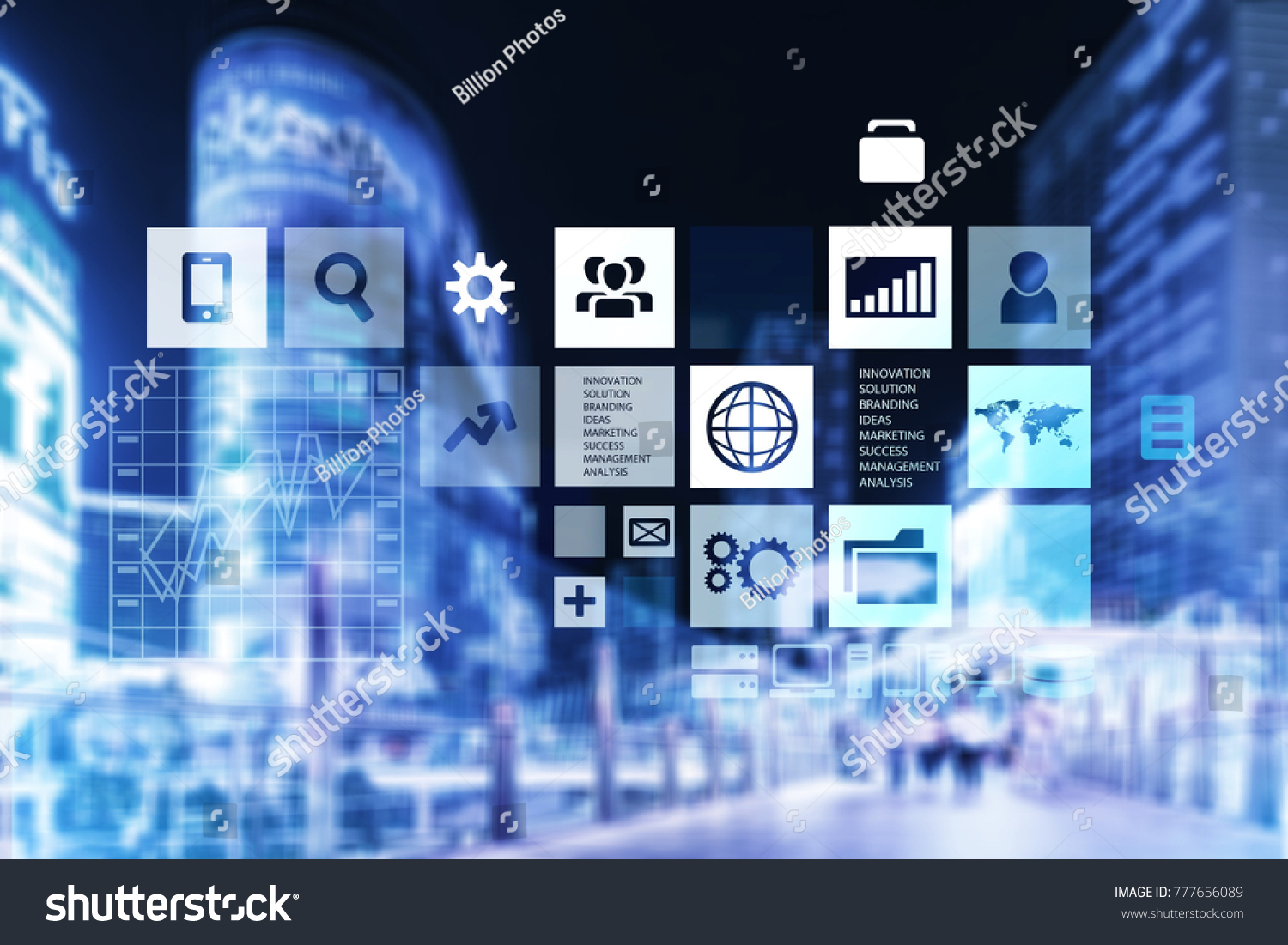 Business digital infographic concept #777656089
