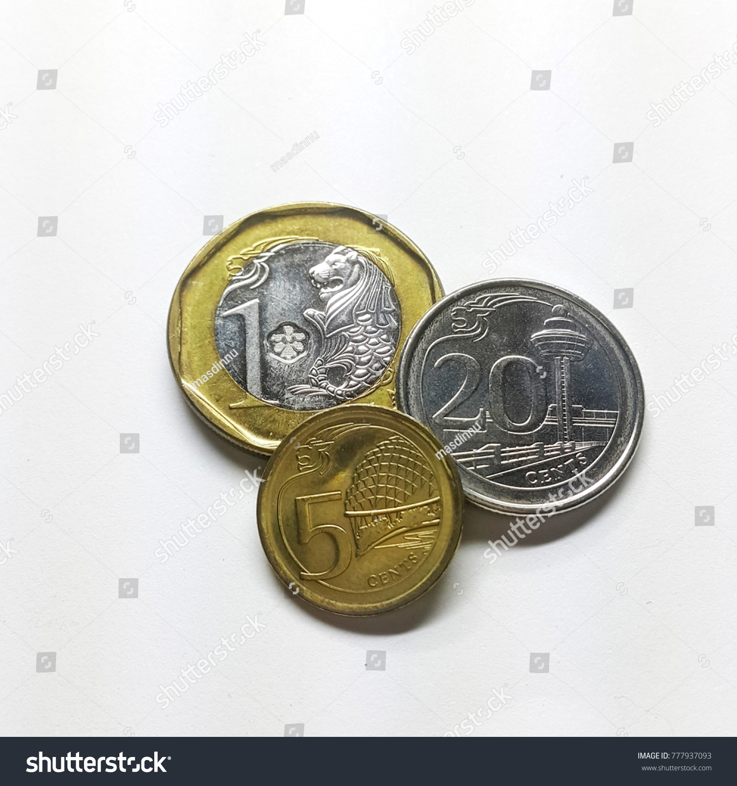 coin money of Singapore #777937093