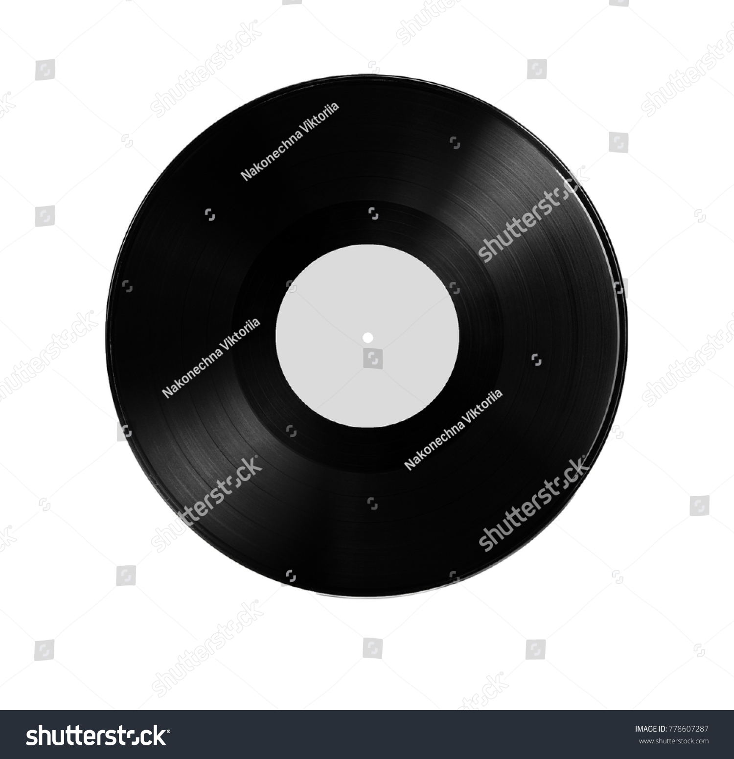 vinyl record. grey colour
 #778607287