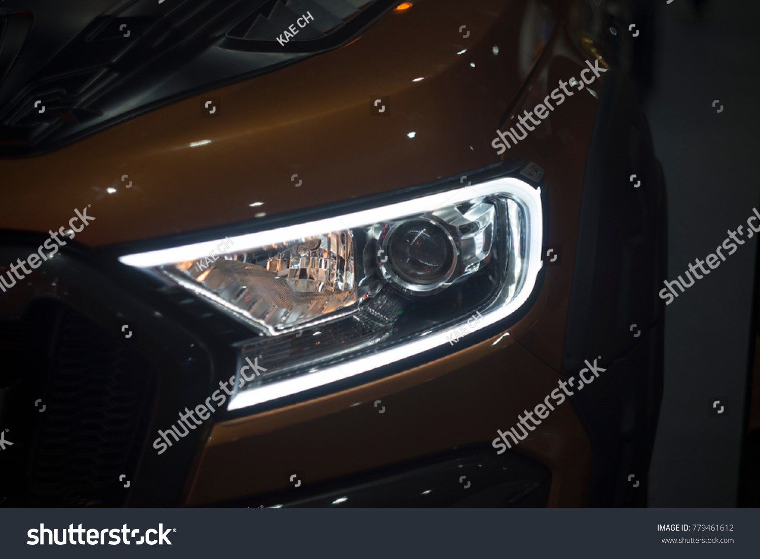 Headlights ,Car headlights design technology #779461612