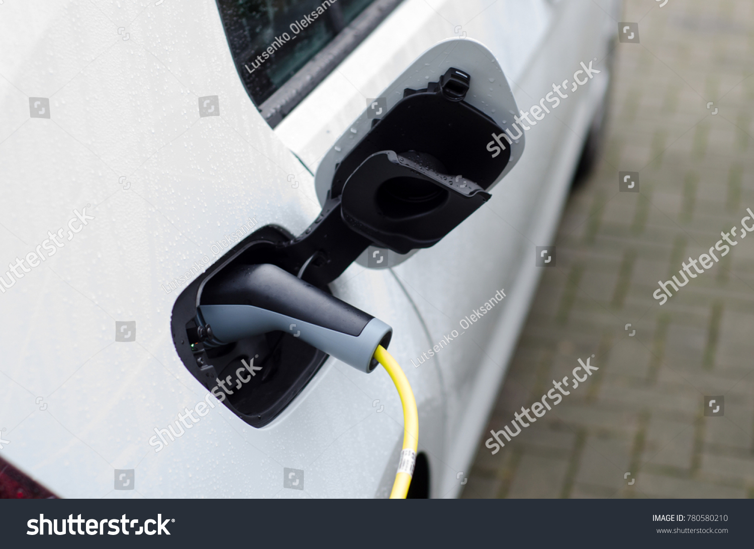 Charging electro car #780580210