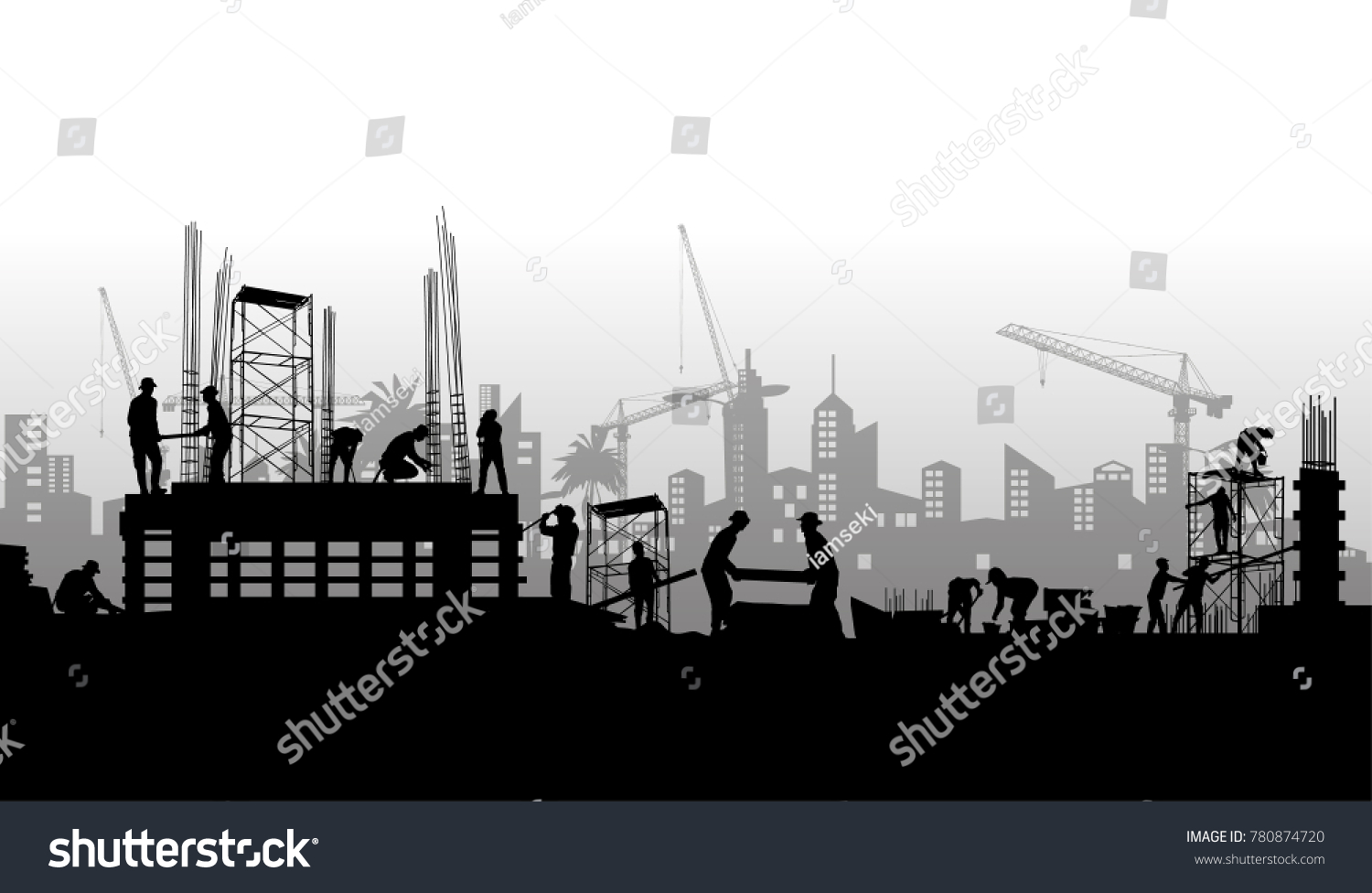 Construction vector background,Construction info graphics, Book Cover Design.