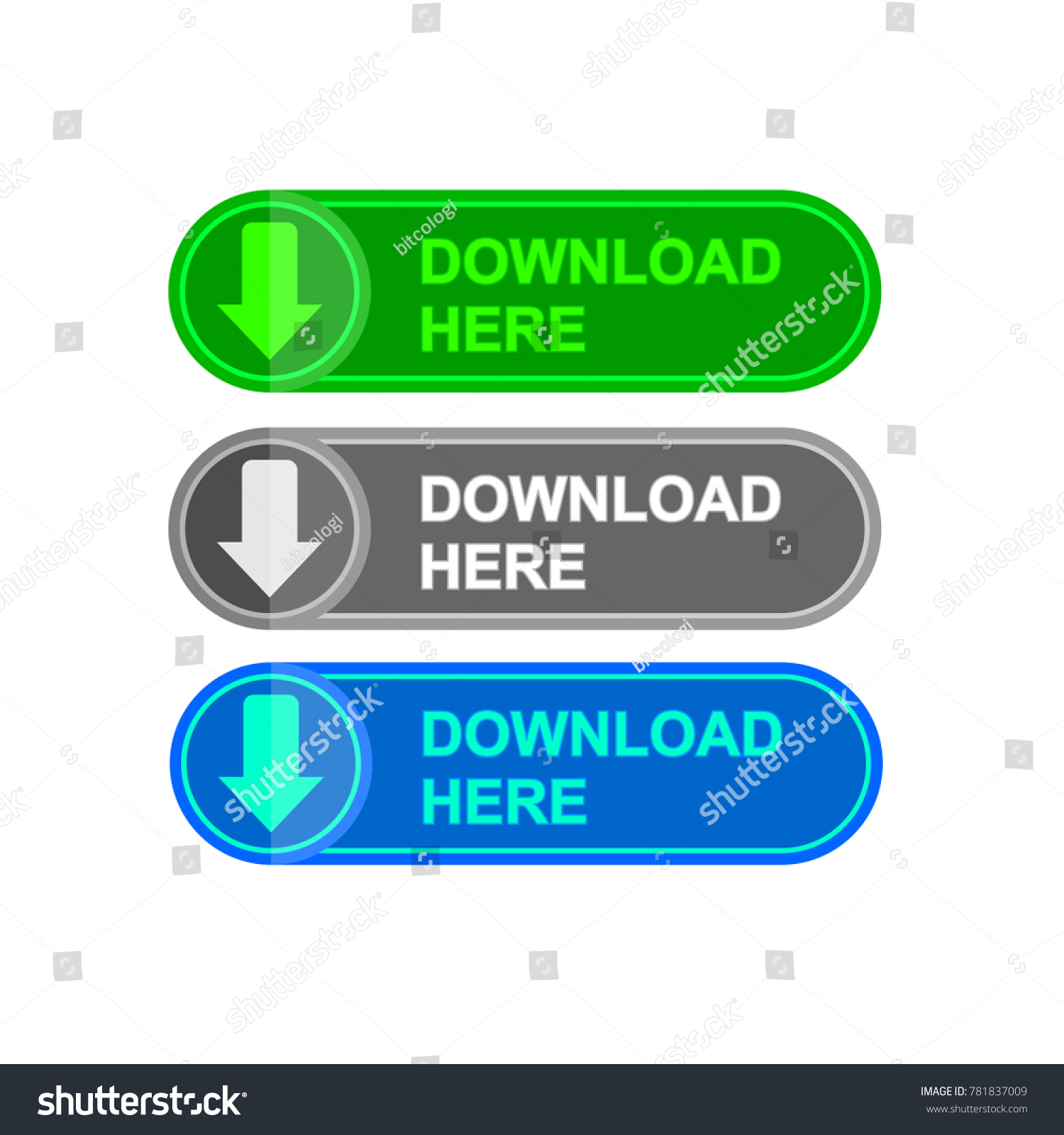 Simple Download Icon #781837009