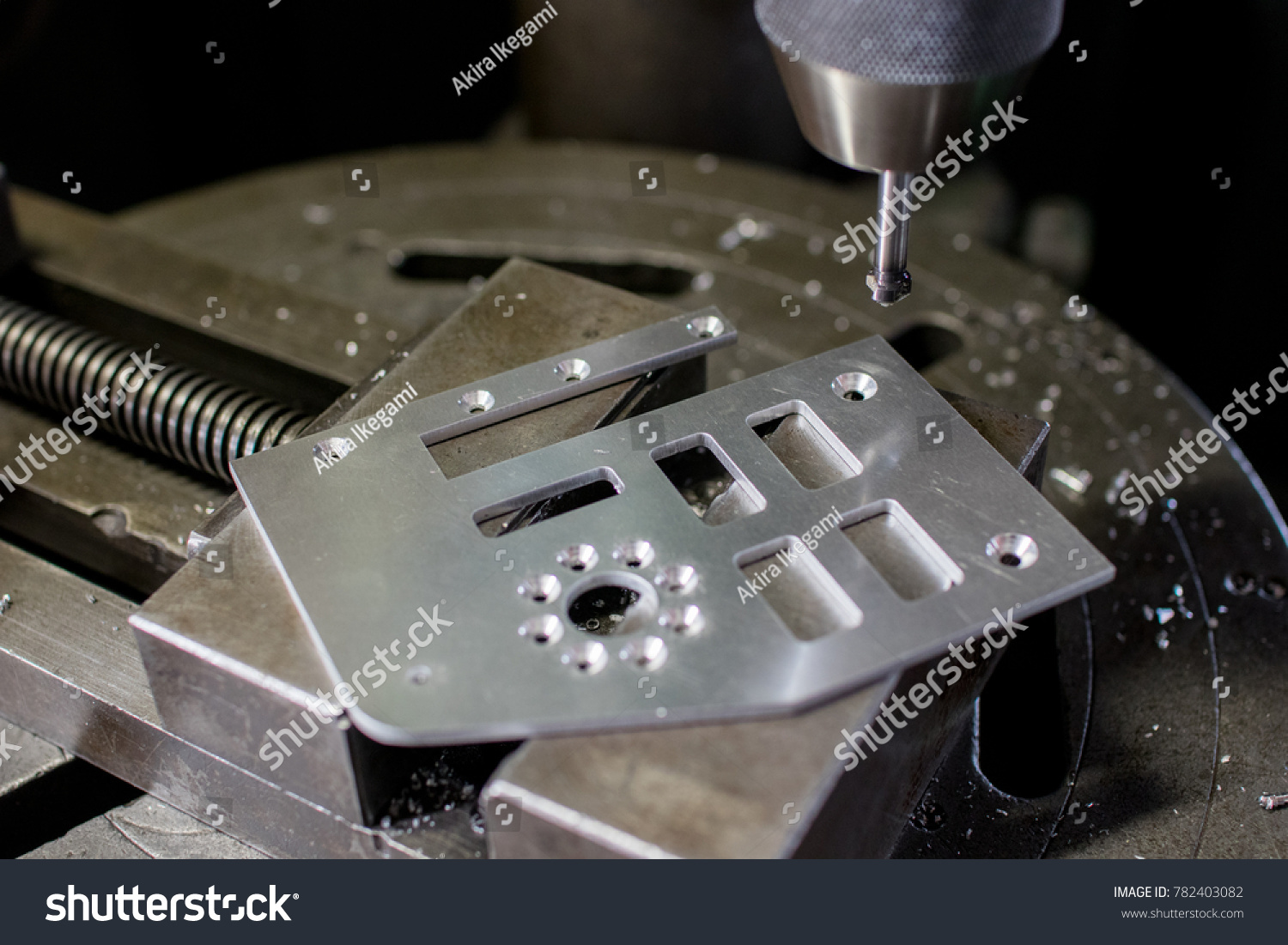 Drilling operation with a drilling machine #782403082