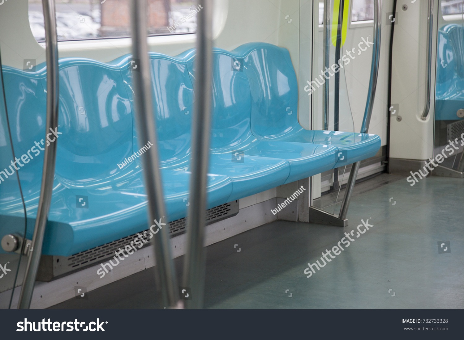 blue subway seats #782733328