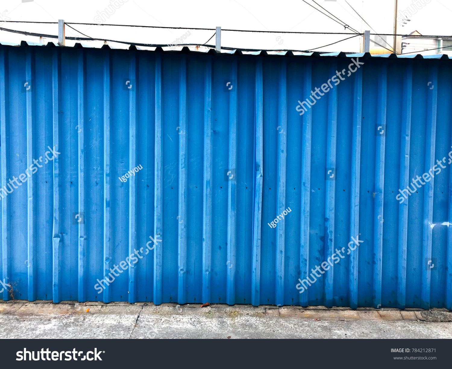 blue steel wall #784212871