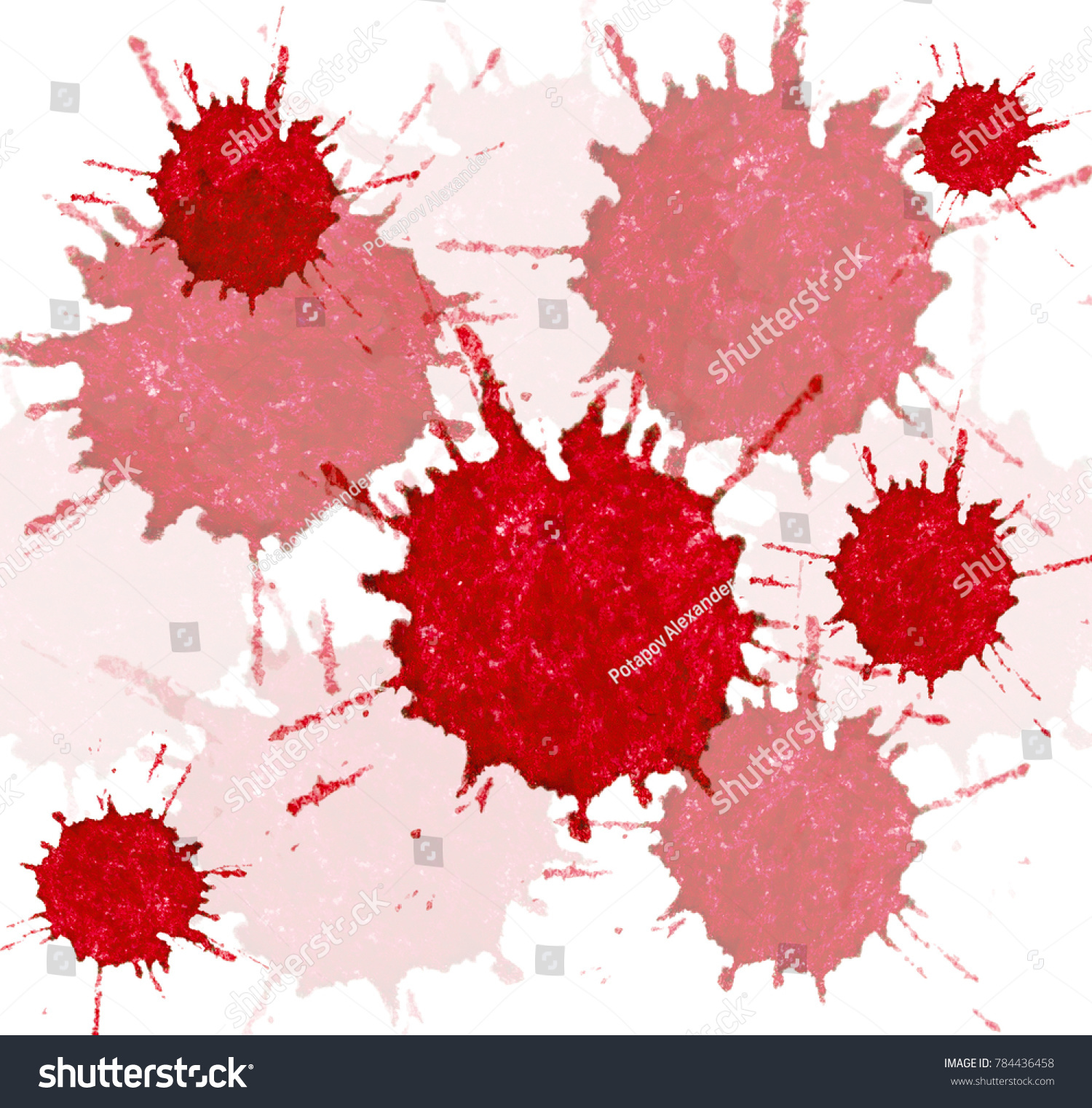 background from red blots #784436458