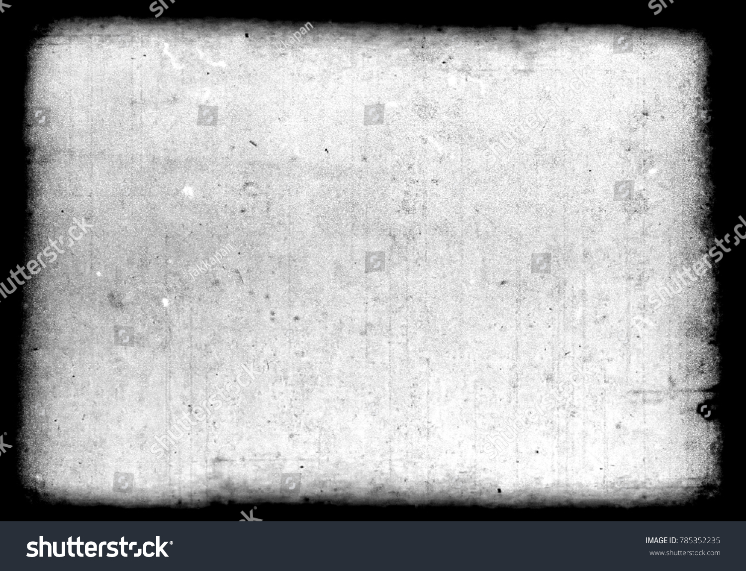 Abstract dirty or aging film frame. Dust particle and dust grain texture or dirt overlay use effect for film frame with space for your text or image and vintage grunge style. #785352235
