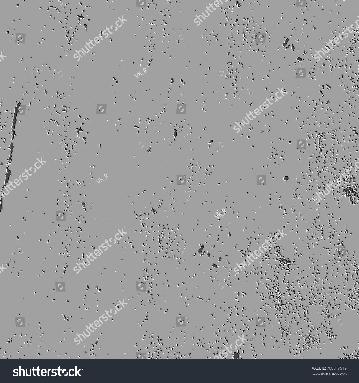 Abstract black and white texture. Dark chaotic background. Pattern from diverse elements of grunge style. Old dirty vintage modern surface #788349919