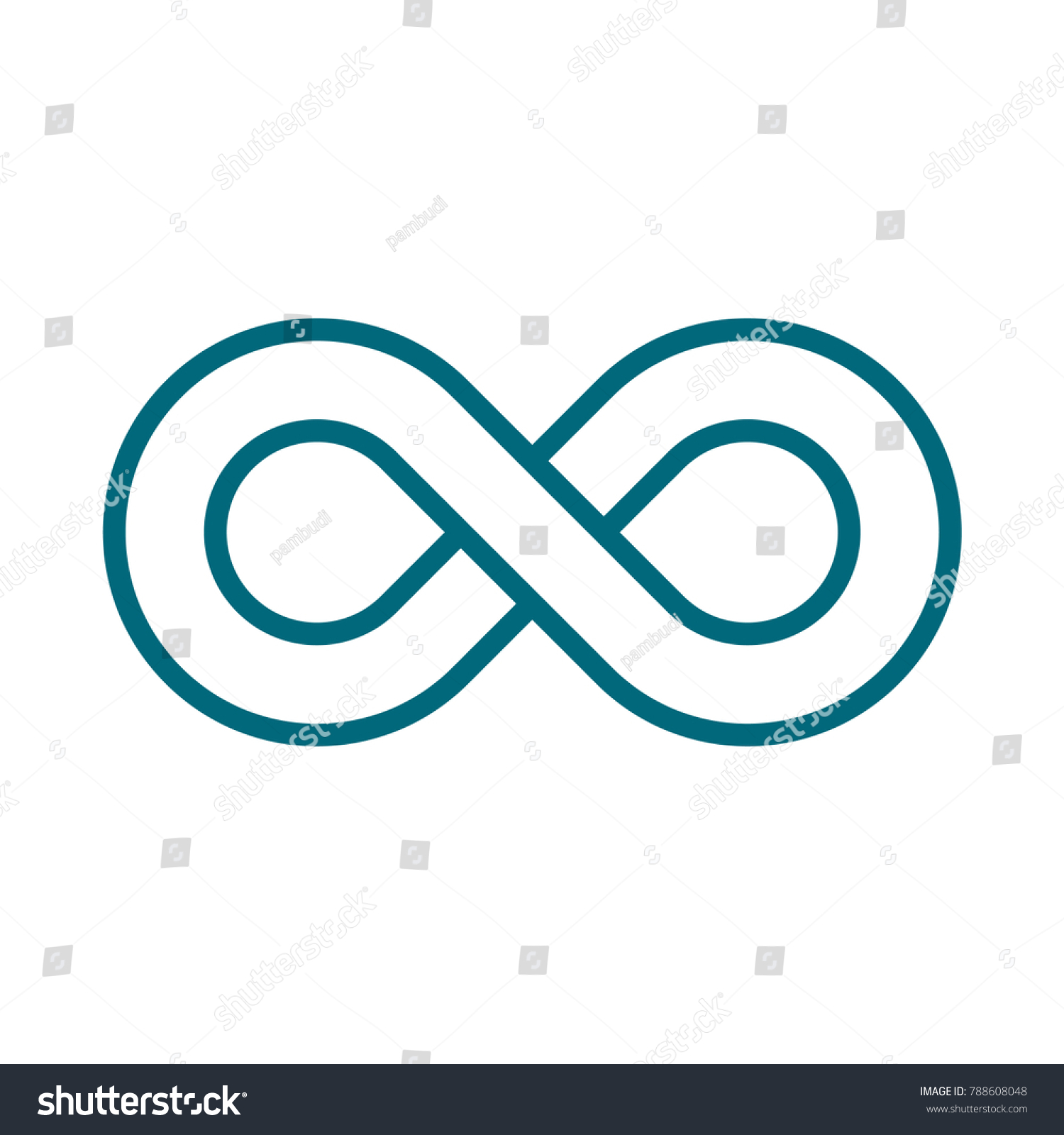 infinity symbol or sign, infinity icon  #788608048