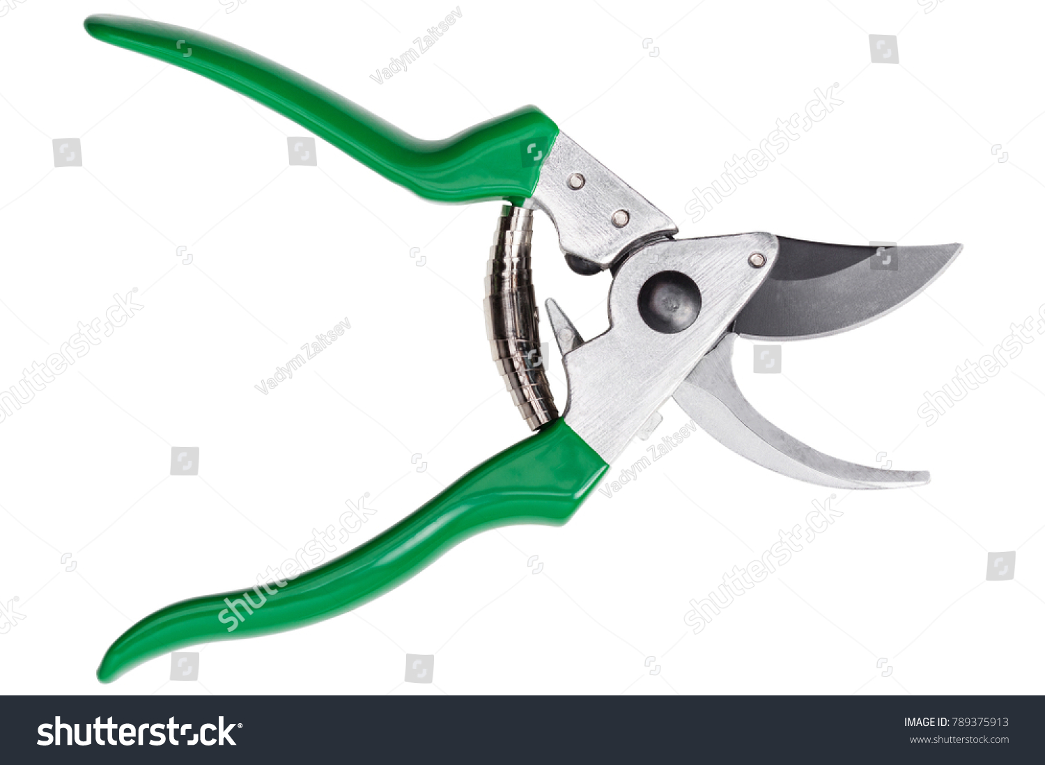 Garden secateurs isolated on a white background with clipping paths #789375913