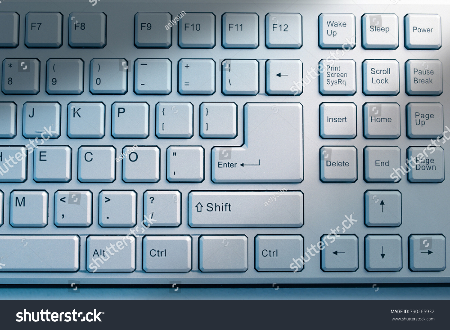 close up of keyboard for your business concept #790265932