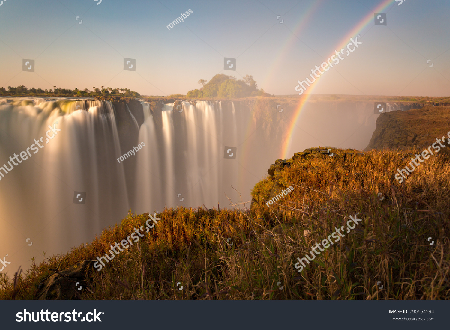 Victoria Falls, Zimbabwe, one of the seven wonders of the Natural World #790654594