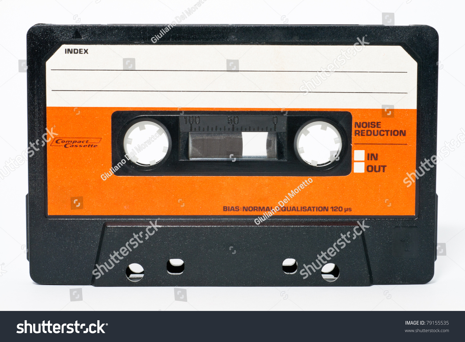 Cassette tape isolated on a white background #79155535