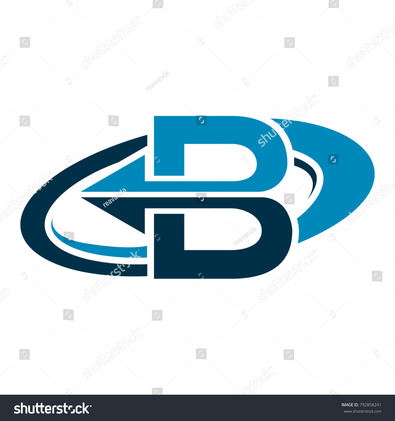 Letter B Logo - Royalty Free Stock Vector 792858241 - Avopix.com