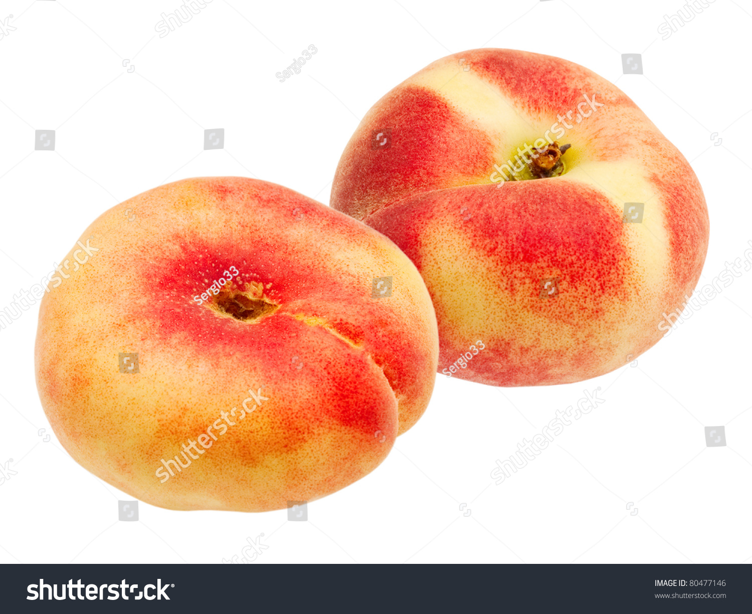 peach isolated on white background #80477146
